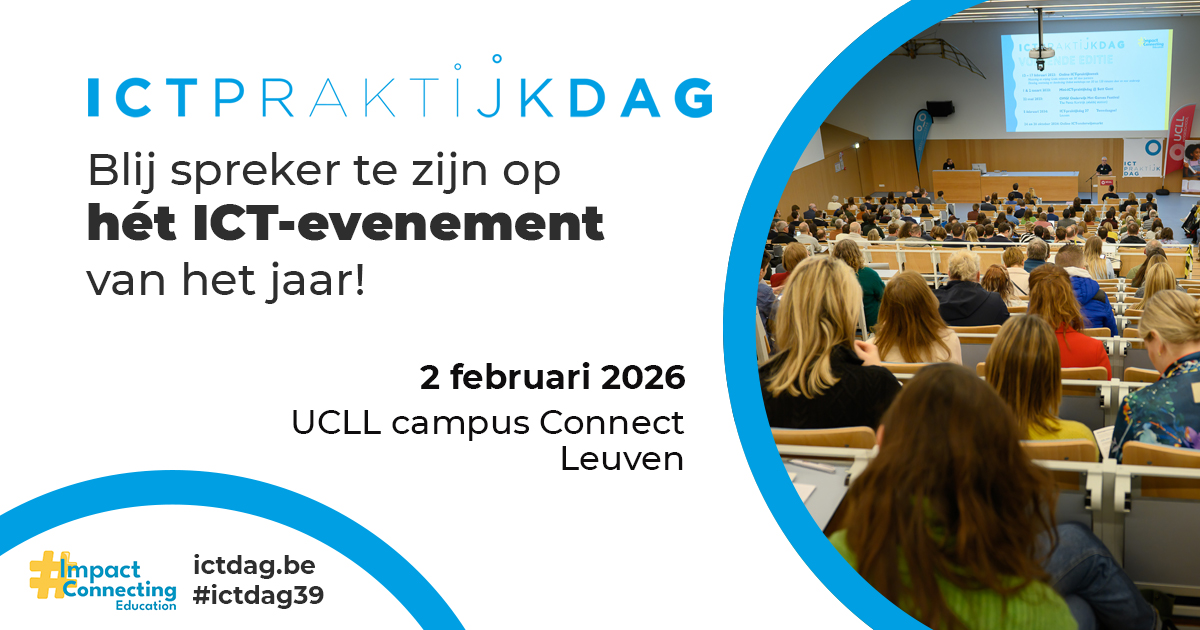 Ik ben spreker op #ictdag39!